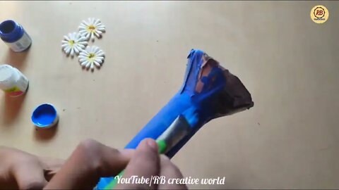 Waste Coconut Shell and Earbuds Craft Idea