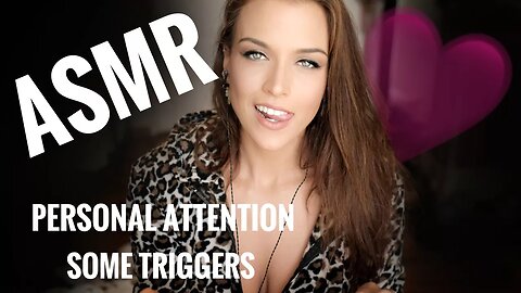 ASMR Gina Carla ❤️ Personal Attention! Some Triggers to Relax! Soft Whispering!