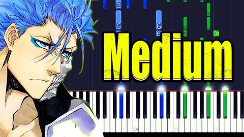 Aoi Tori Bleach ED 27 - Medium Piano/Synthesia Tutorial + Music Sheets