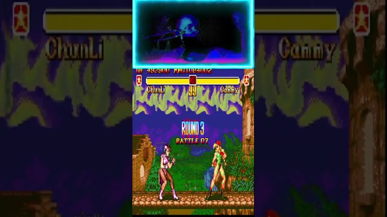 Proof that #SF2 #cheats Cammy juggling, 2 anti air hits in a row (MUSICnGAMING 10/21) #shorts #funny