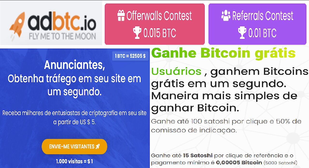 【SURF ADBTC.IO】Como ganhar dinheiro com Adbtc.io | Como ganhar Bitcoin grátis | Renda Extra