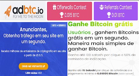 【SURF ADBTC.IO】Como ganhar dinheiro com Adbtc.io | Como ganhar Bitcoin grátis | Renda Extra