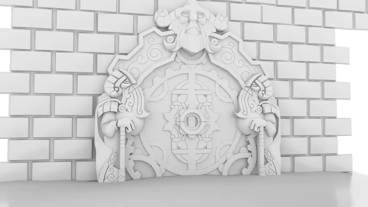 Dwarven Door Batch Render