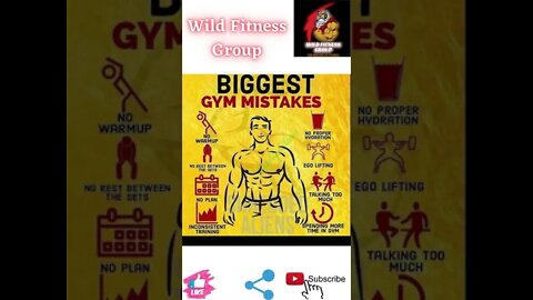 🔥Biggest gym mistakes🔥#fitness🔥#wildfitnessgroup🔥#shorts🔥