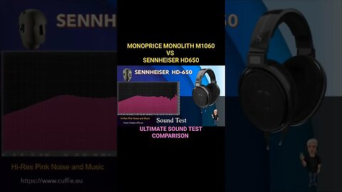 Monoprice Monolith M1060 VS SENNHEISER HD650 #solocuffie #soundtest #sounddemo #Monoprice #hd650