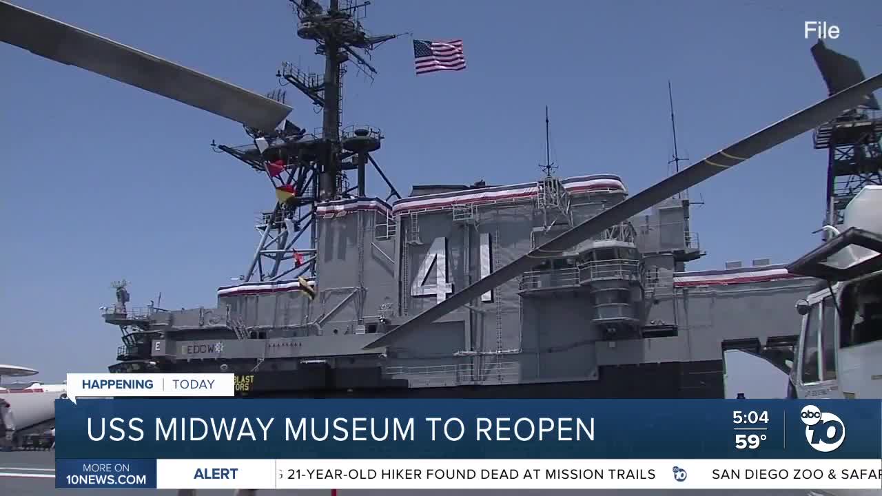 USS Midway Museum reopening to the public