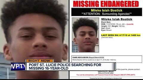 16-year-old boy missing in Port St. Lucie