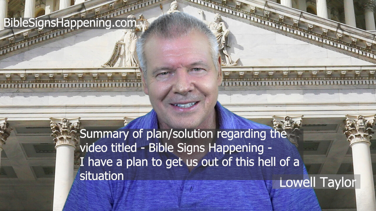 Bible signs Happening - Plan and solution summary
