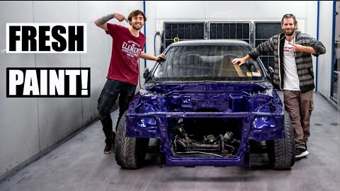 Painting our Project Car's Engine bay!