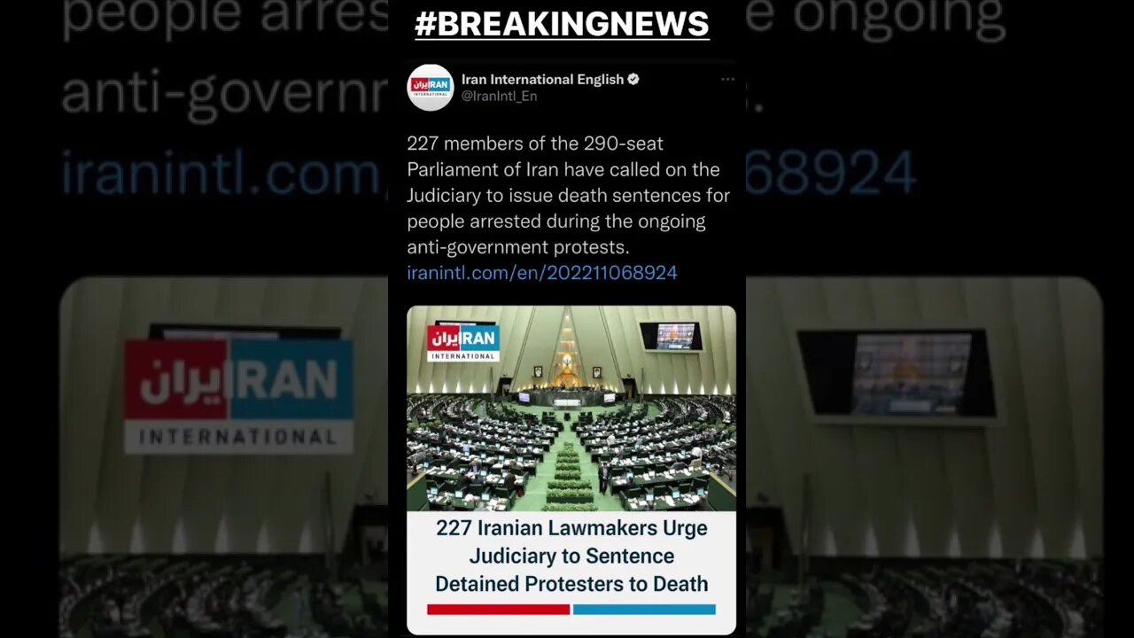 #breakingnews #iran is about to commit genocide. We need to help spread the word & #speakup