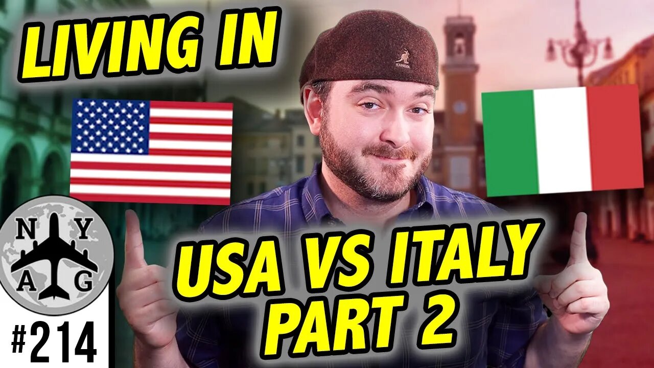 Living in Italy VS The USA (Part 2) - A Few More Differences I've Noticed