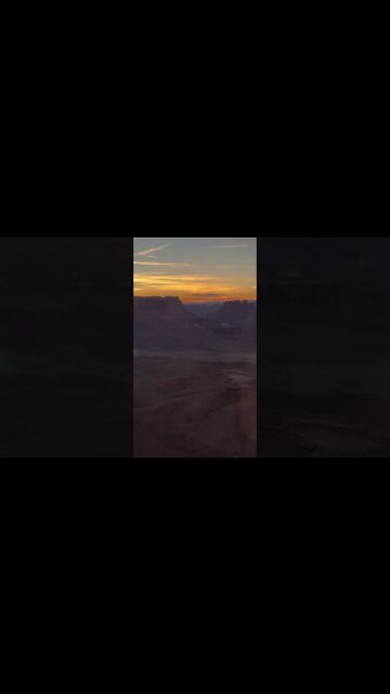 Utah sunset from the air #flying #sunset #utah