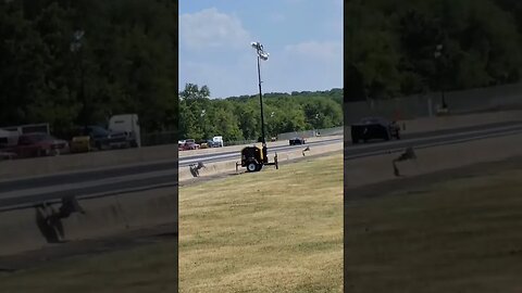 Lamborghini beats crazy fast vette