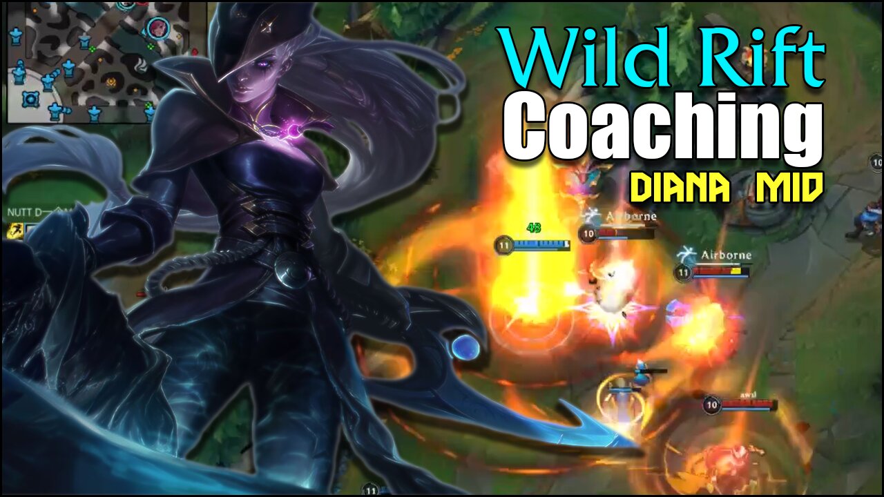 Wild Rift Coaching - Diana Mid - Master Tier