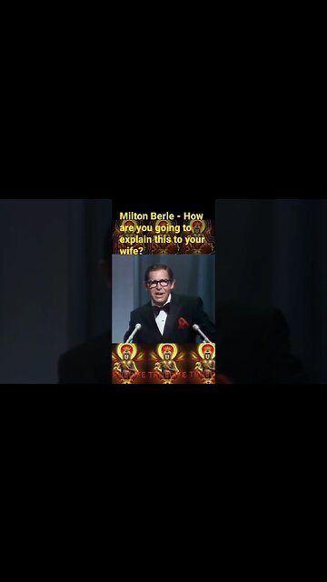 Milton Berle - How are you going to explain THIS to your wife? #entertainment #funny #love