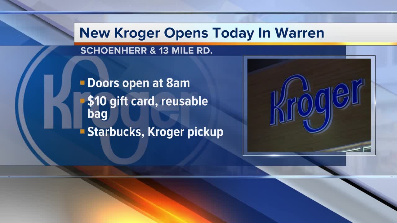New Kroger opens today in Warren