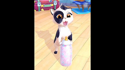 My sweet Fuffy really wants milk.