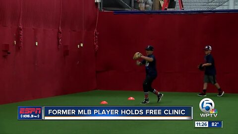 Mo Vaughn Baseball Academy hosts free clinic