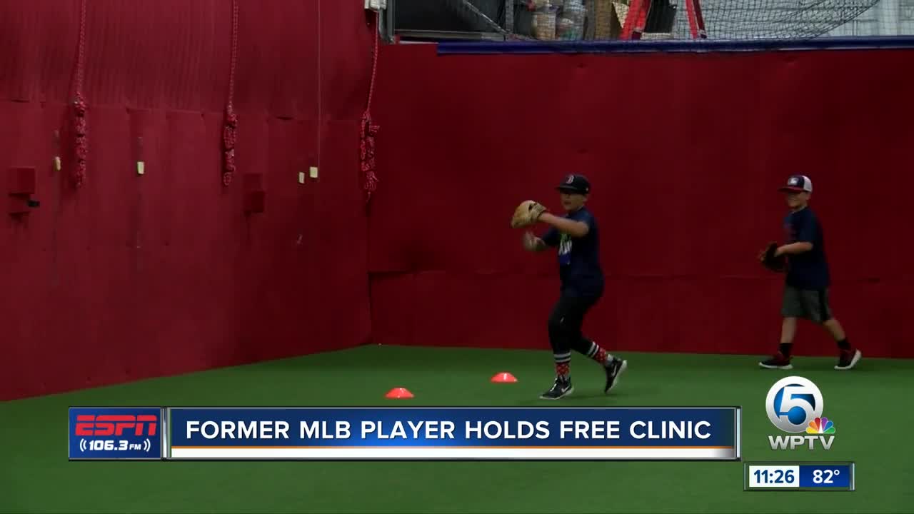 Mo Vaughn Baseball Academy hosts free clinic