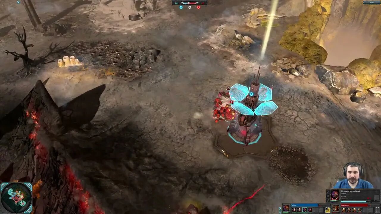 Saibot (Tech Marine) vs Funnyman2u (Chaos Lord) || Dawn of War 2