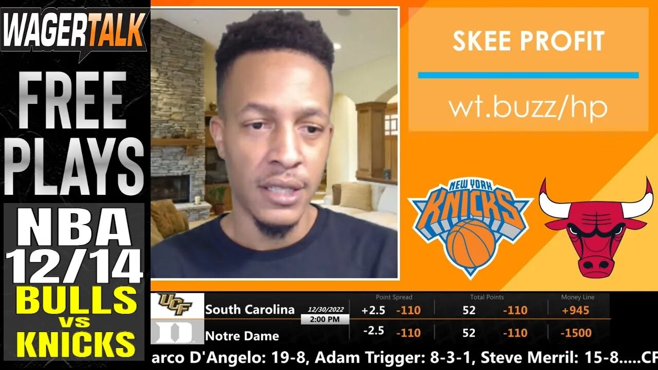 Chicago Bulls vs New York Knicks Picks, Predictions and Odds | Free NBA Betting Tips | Dec 14