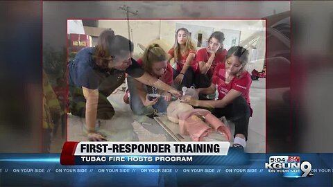 High school students from Arizona participate in trauma response program