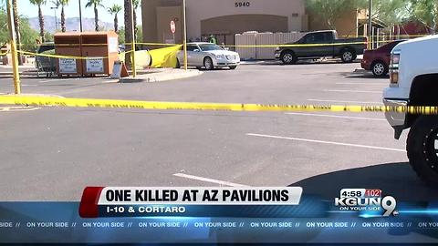 One person dead, one in custody at Arizona Pavilions shooting