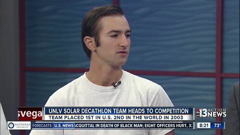 UNLV SOLAR DECATHLON TEAM HEADS TO COMPETITION