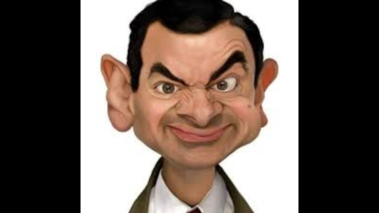 Clay model of Mr. Bean...