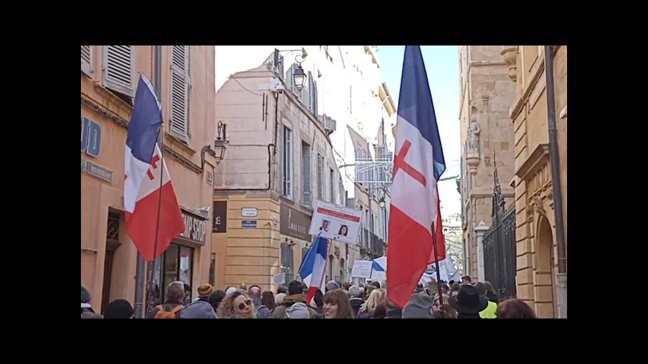 A França Massivamente Nas Ruas! E Nós Tb! 15/1/22