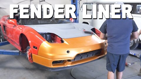 How to remove a fender liner - 1991 Acura NSX