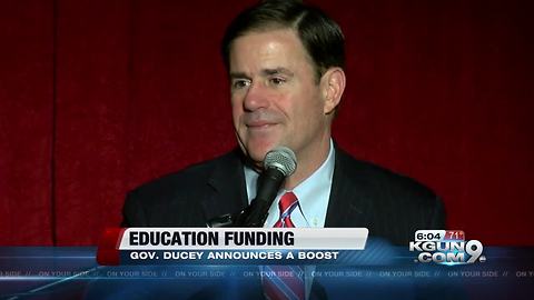 Ducey announces change to education funding