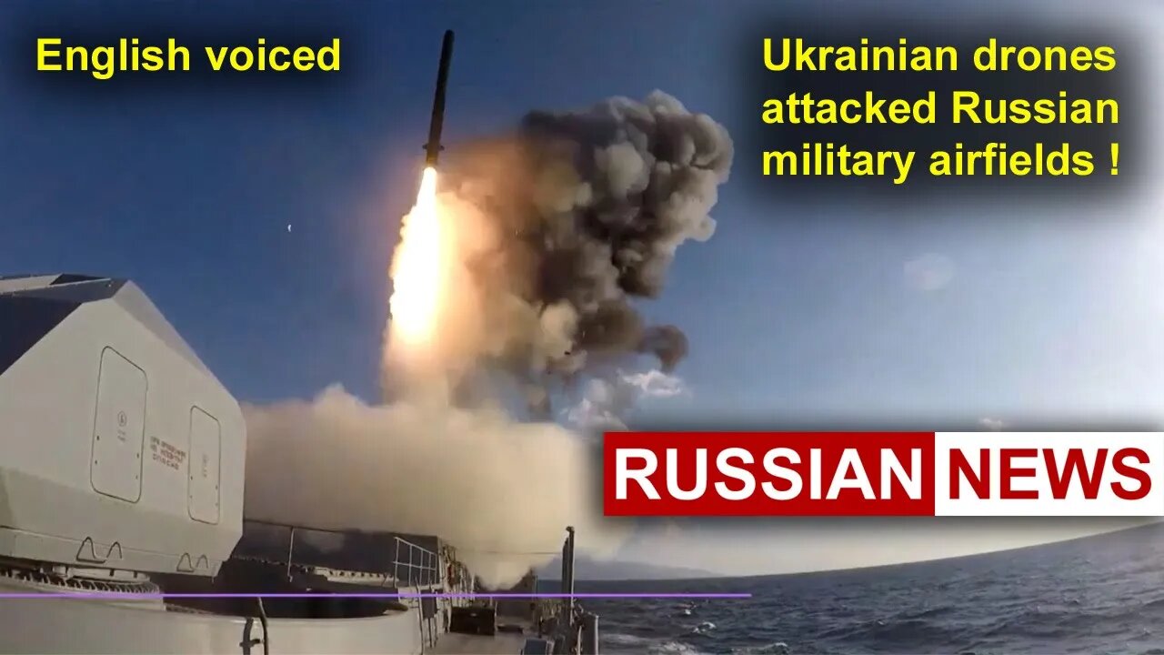 Ukrainian drones attacked Russian military airfields! Russian news