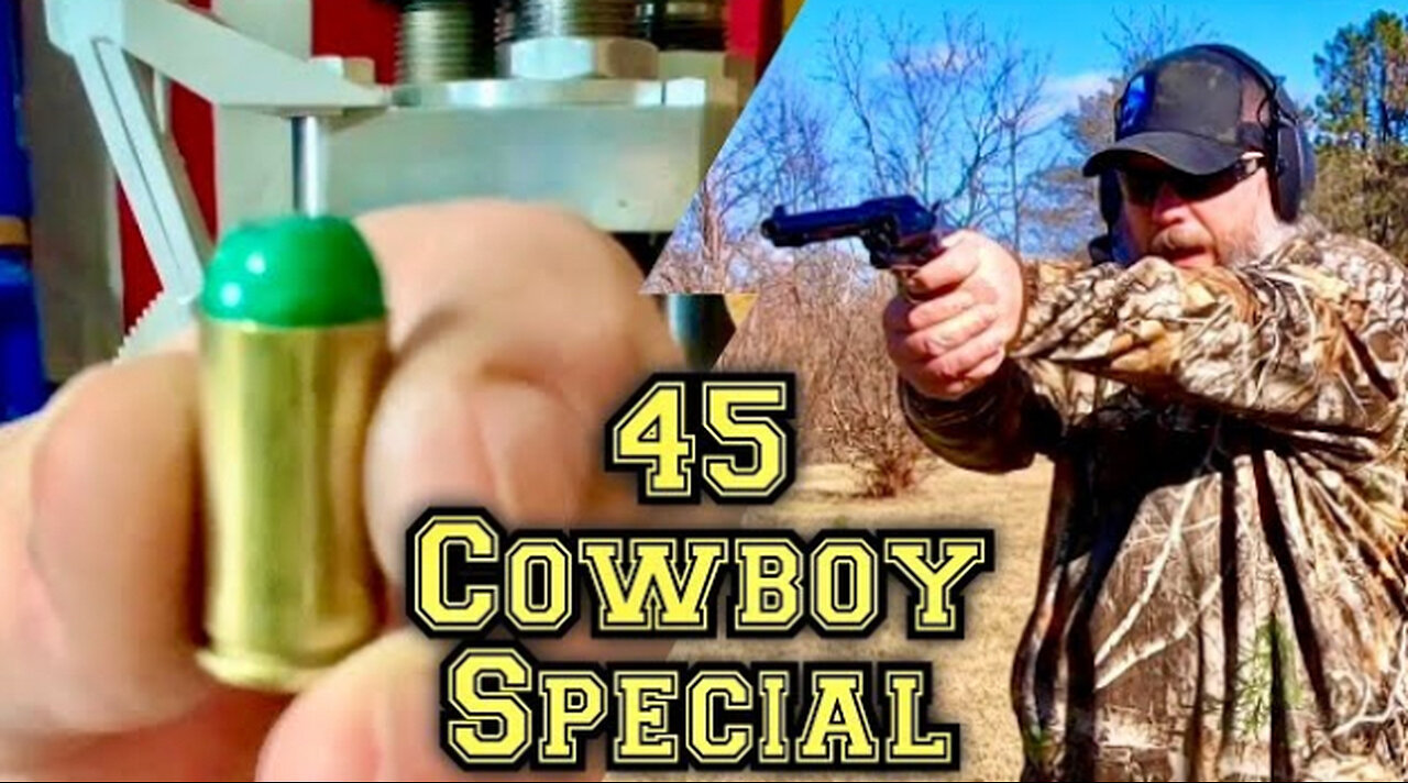 45 Cowboy Special with Lee 452-160-RF Bullet and Trail Boss in the Cimarron Pistoleer - First Time