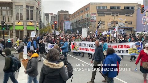 Manif Montréal - 30 octobre