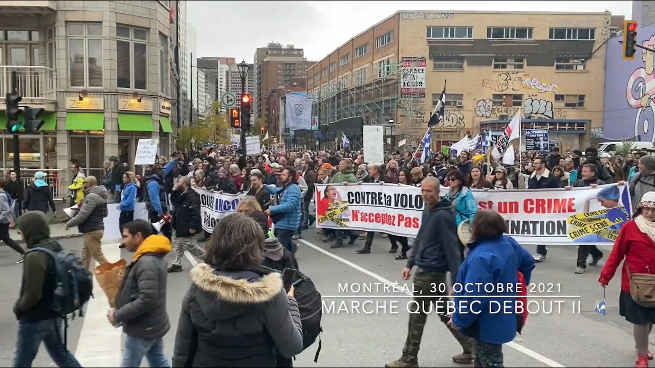 Manif Montréal - 30 octobre