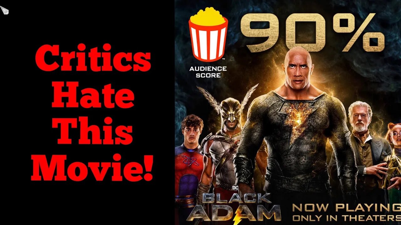 Bigoted Crtics Hate #blackadam