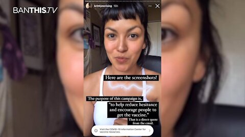 Instagram Model Exposes Racist COVID Vaccine Propaganda Campaign!
