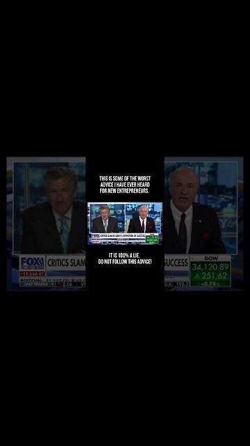 The worst advice ever for new entrepreneurs from Kevin O’Leary.