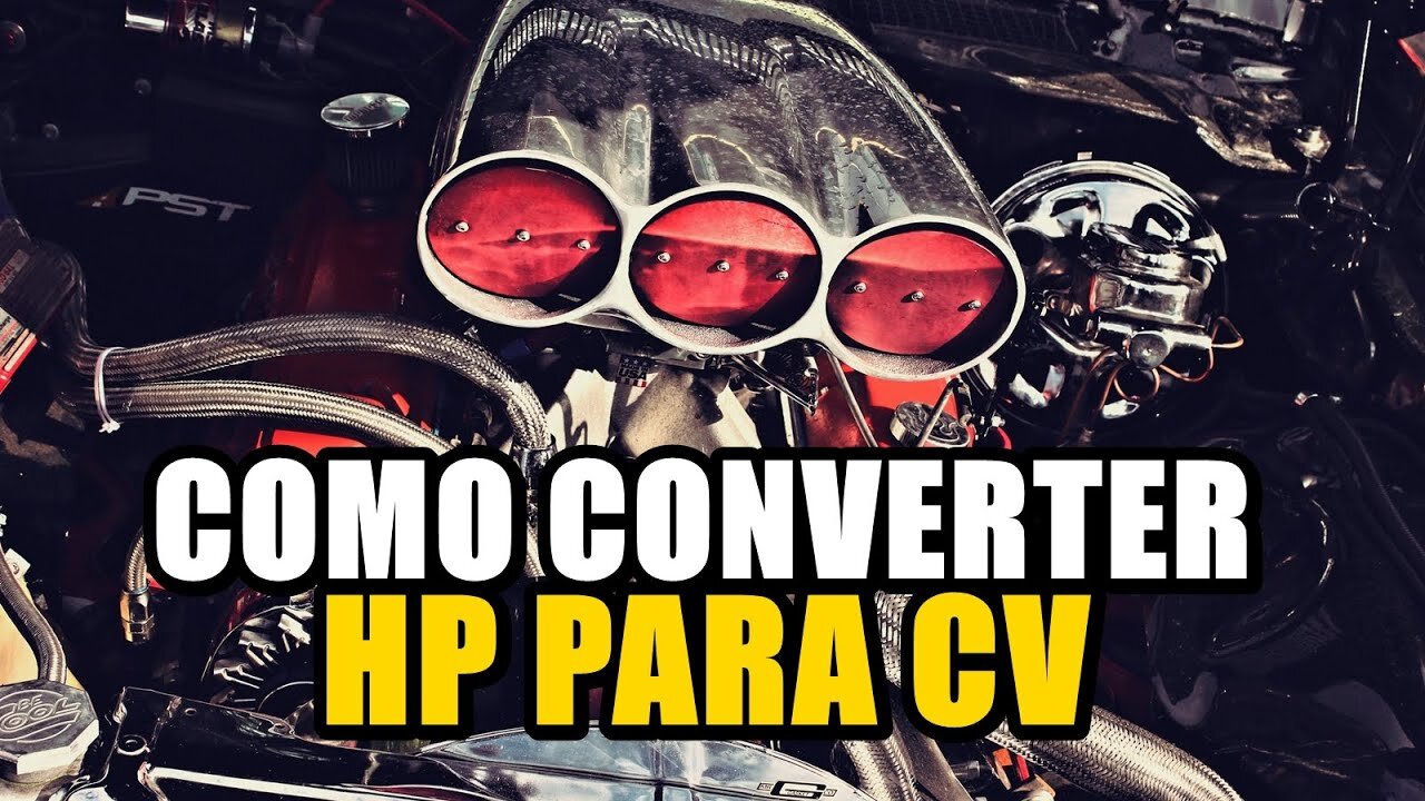 QUAL É A DIFERENÇA DE CV E HP NO MOTOR?