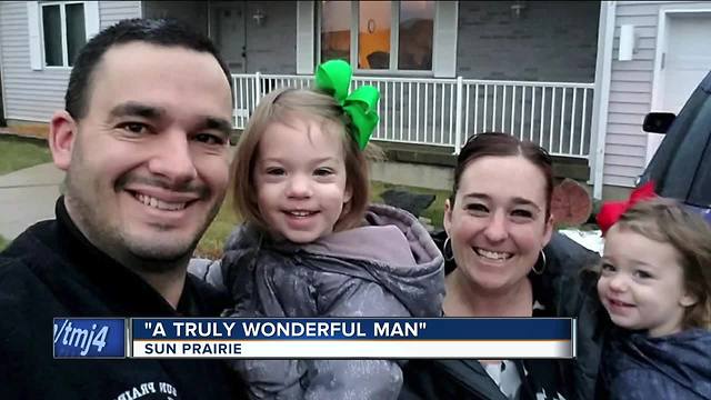 Sun Prairie firefighter's wife calls him best husband, dad