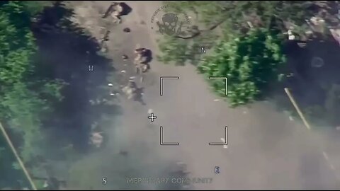A blow to the Ukrainian infantry with the help of the UAV kamikaze "Cube"
