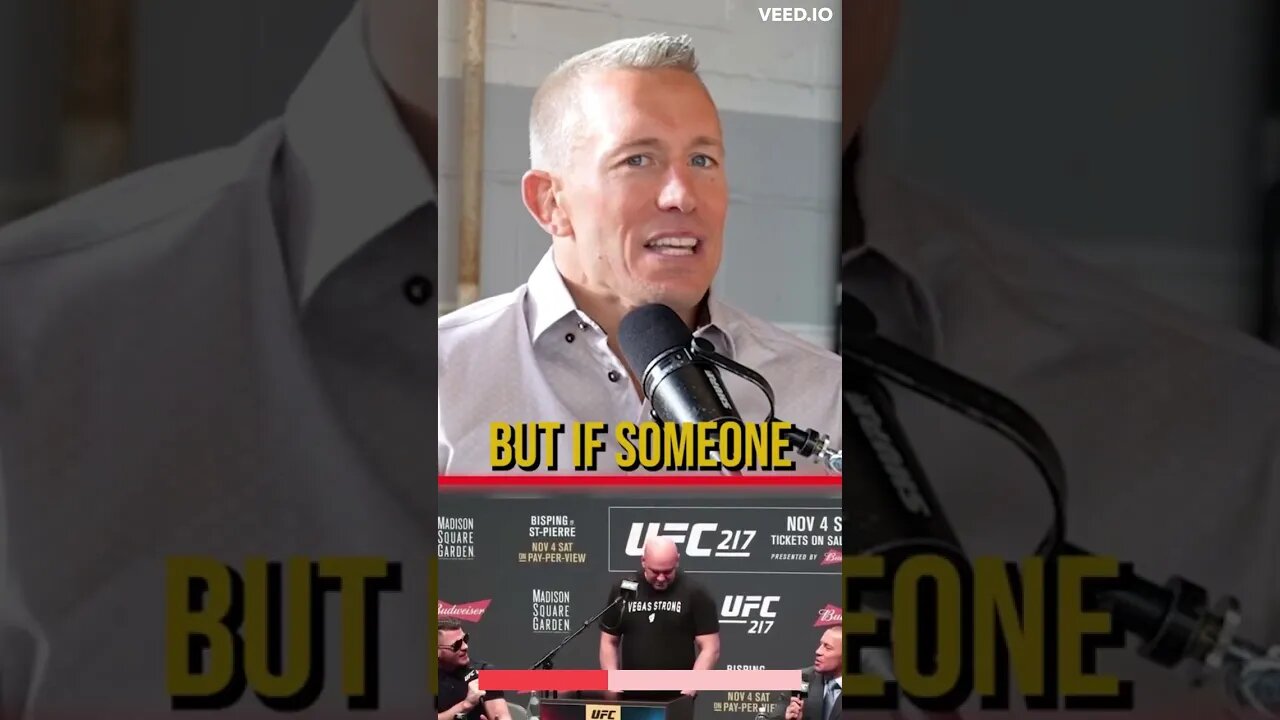 😡 GEORGES ST PIERRE DEFENDS CONOR MCGREGOR! #shorts