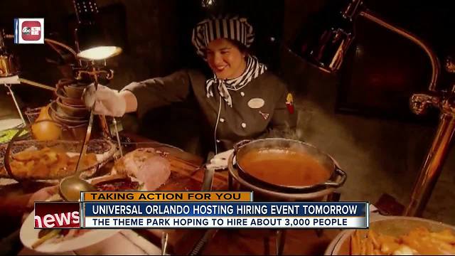 Universal Orlando to hire 3,000 new team members