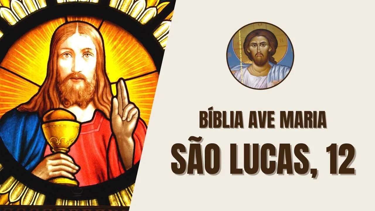 São Lucas, 12 - "Enquanto isso, os homens se ti­nham reu­nido aos mi­lhares em torno de Jesus..."