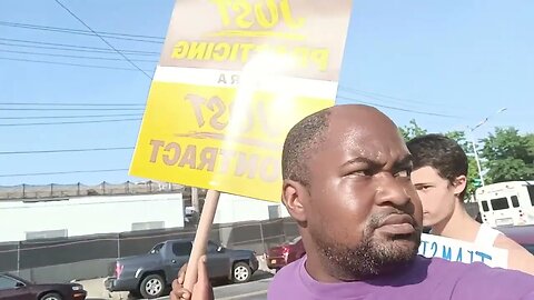 Was outside the UPS Foster Ave supporting @804_local for their #faircontract this morning 7/6/23