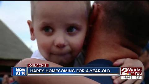 Happy homecoming for local 4-Year-Old