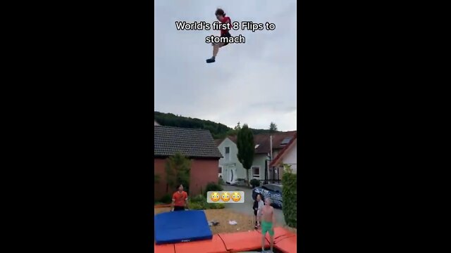 Worlds first 8 FLIP Backflip 🤯