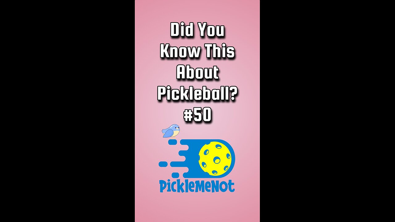 Did You Know This About Pickleball #50