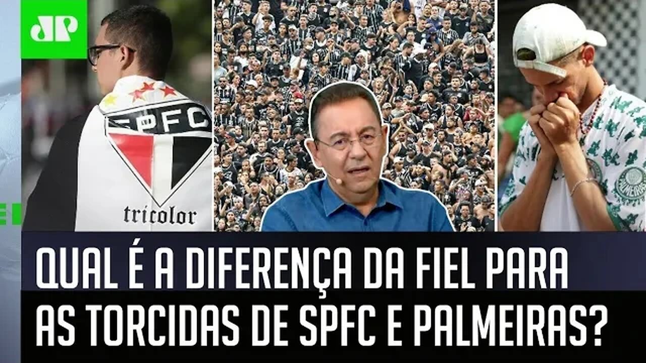 "Eu NÃO SEI COMO, mas a torcida do Corinthians..." Flavio EXPÕE DIFERENÇA em relação a SPFC e Verdão